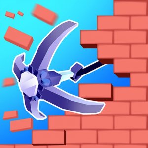 Rope and Hook Demolition Game