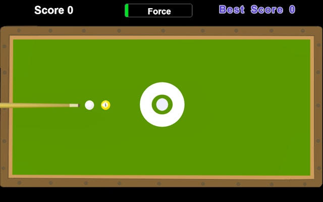 Ball in the Center: Precision Billiards Challenge