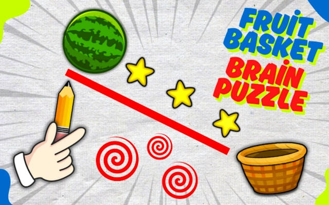 Fruit Basket Brain Puzzle - Physics Drawing Game