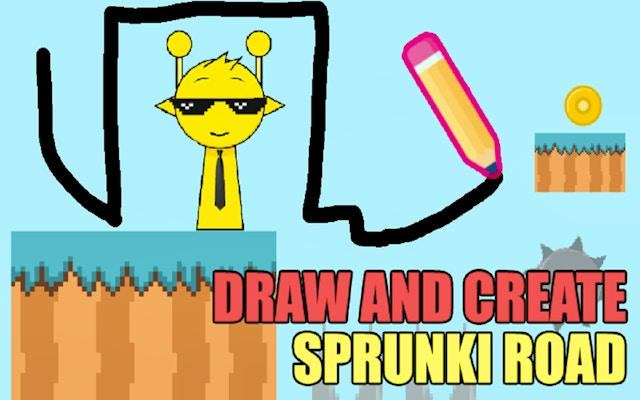 Draw and Create Sprunki Road - Drawing Puzzle Game