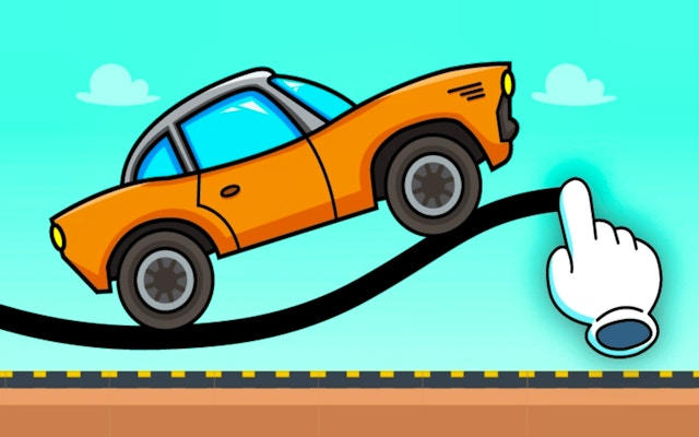 Draw Road for Car - Puzzle Drawing Game