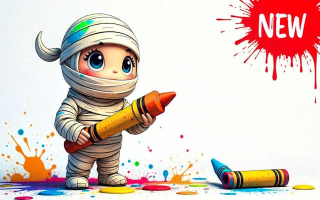 Mummy Coloring Book: Free Online Art Game