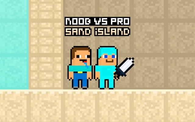 Noob vs Pro: Sand Island Adventure