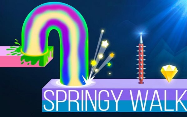 Springy Walk: Slinky Puzzle Adventure
