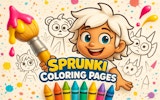 Sprunki Coloring Pages: Free Online Coloring Book Game