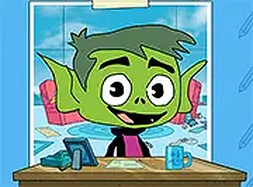 Beast Boy Drawing Skill Game