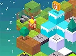 Snowy Descent Platformer